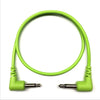 Tendrils Right Angled Eurorack Patch Cable 30Cm Lime 6 Pack
