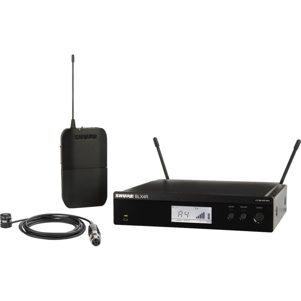 Système micro-cravate sans fil Shure BLX14R/W85M-H10 Fréquence H10