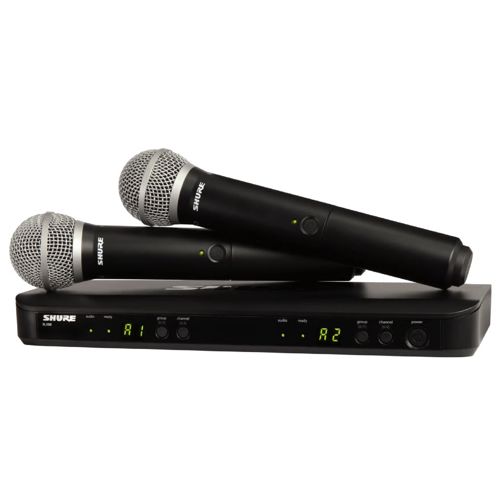 Shure BLX288/PG58-H10 Dual System Wth Blx2/pg58 Mics