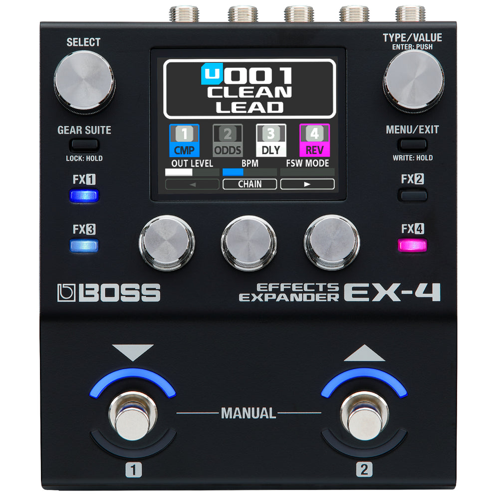 Boss EX-4 Effect Expander - Four Simultaneous FX Pedal