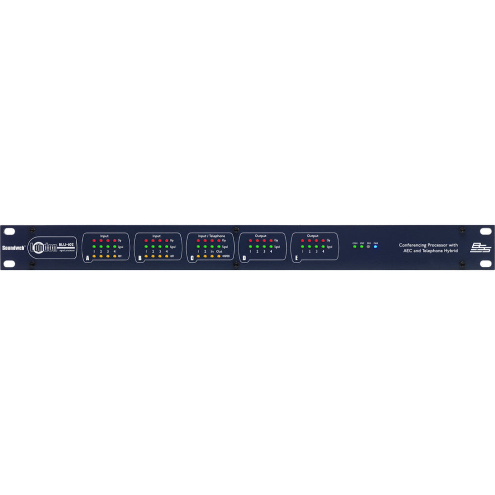 Processeur de conférence Bss BLU-102 avec AEC et téléphone