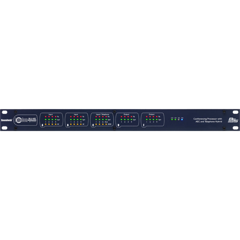 Processeur de conférence Bss BLU-102 avec AEC et téléphone