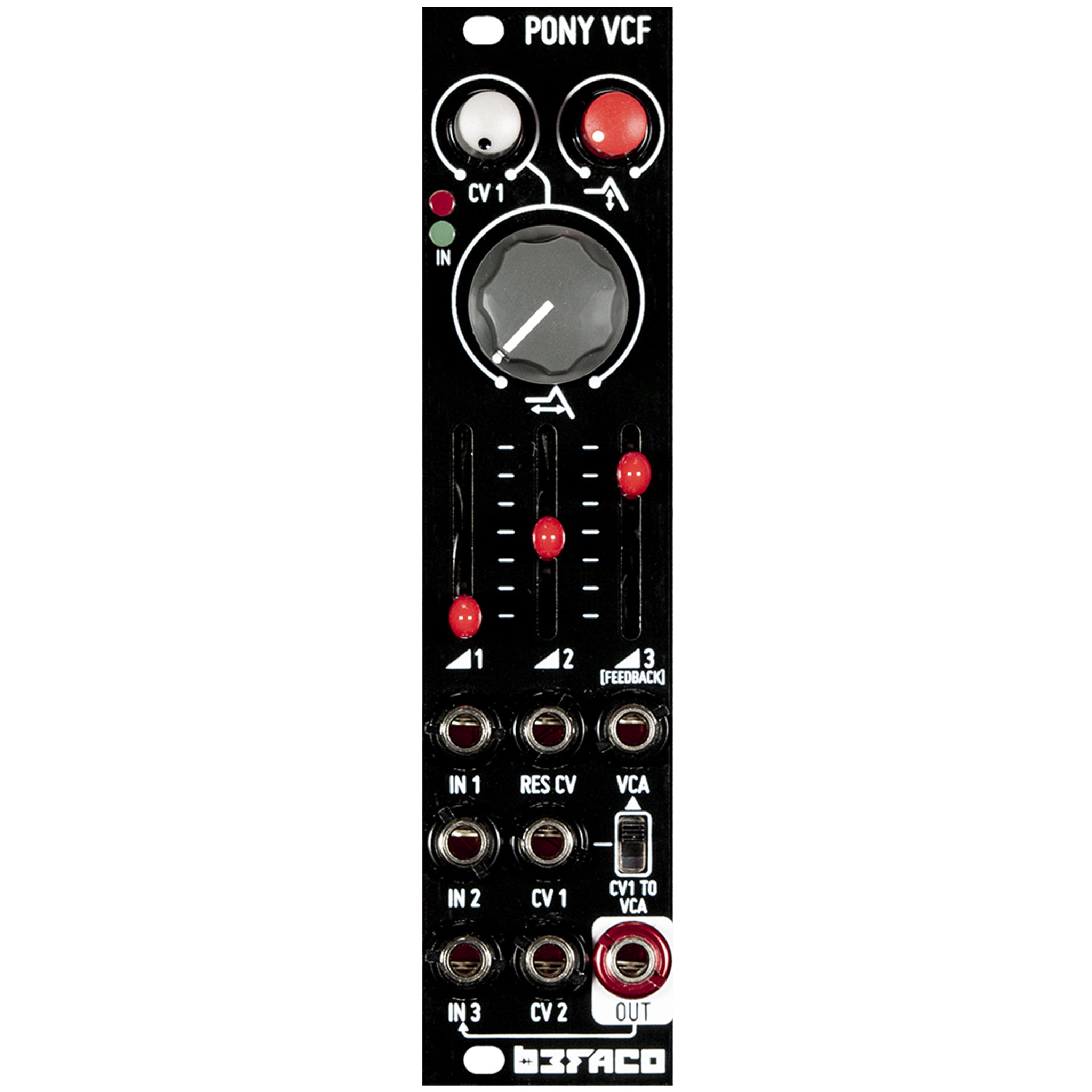Befaco Pony VCF VCF + VCA + Mixer Module