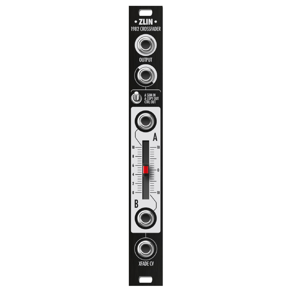Xaoc Zlin 1982 Crossfader Faceplate Black