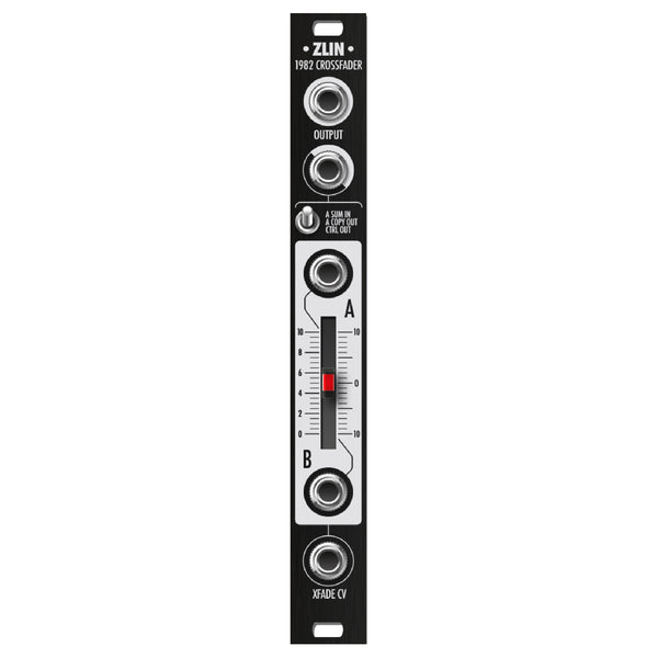 Xaoc Zlin 1982 Crossfader Faceplate Black