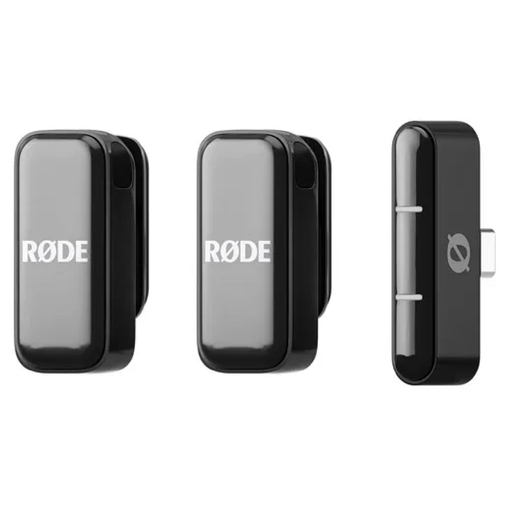 Rode Wireless Micro Ultra-Compact Dual Wireless Mic USB-C - Black