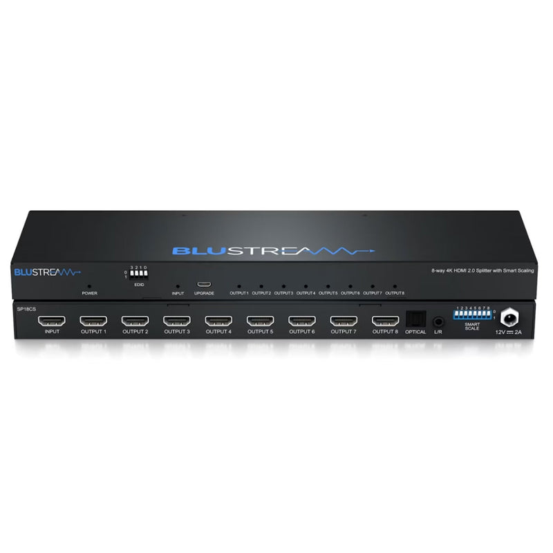 Répartiteur HDMI 2.0 4K 8 voies Blustream SP18CS