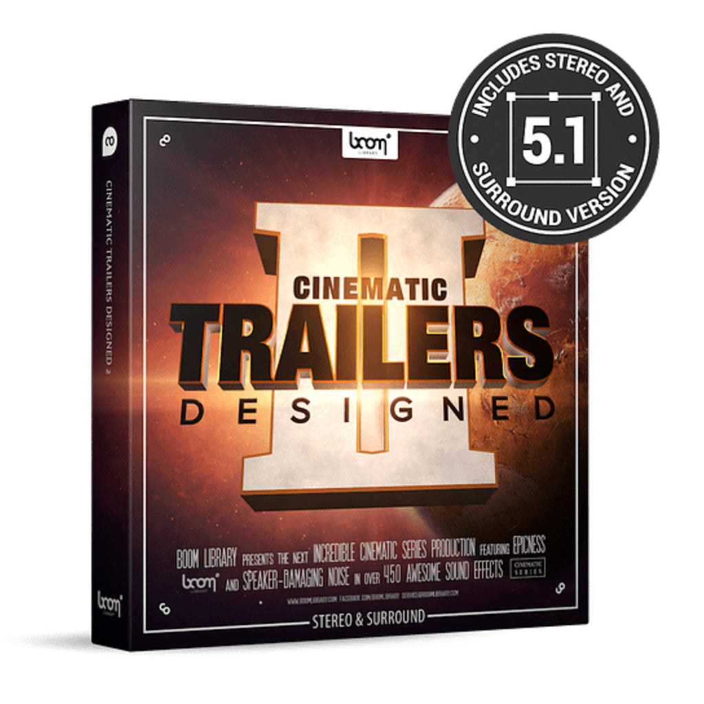 Boom Cinematic Trailers Designed 2 Surround