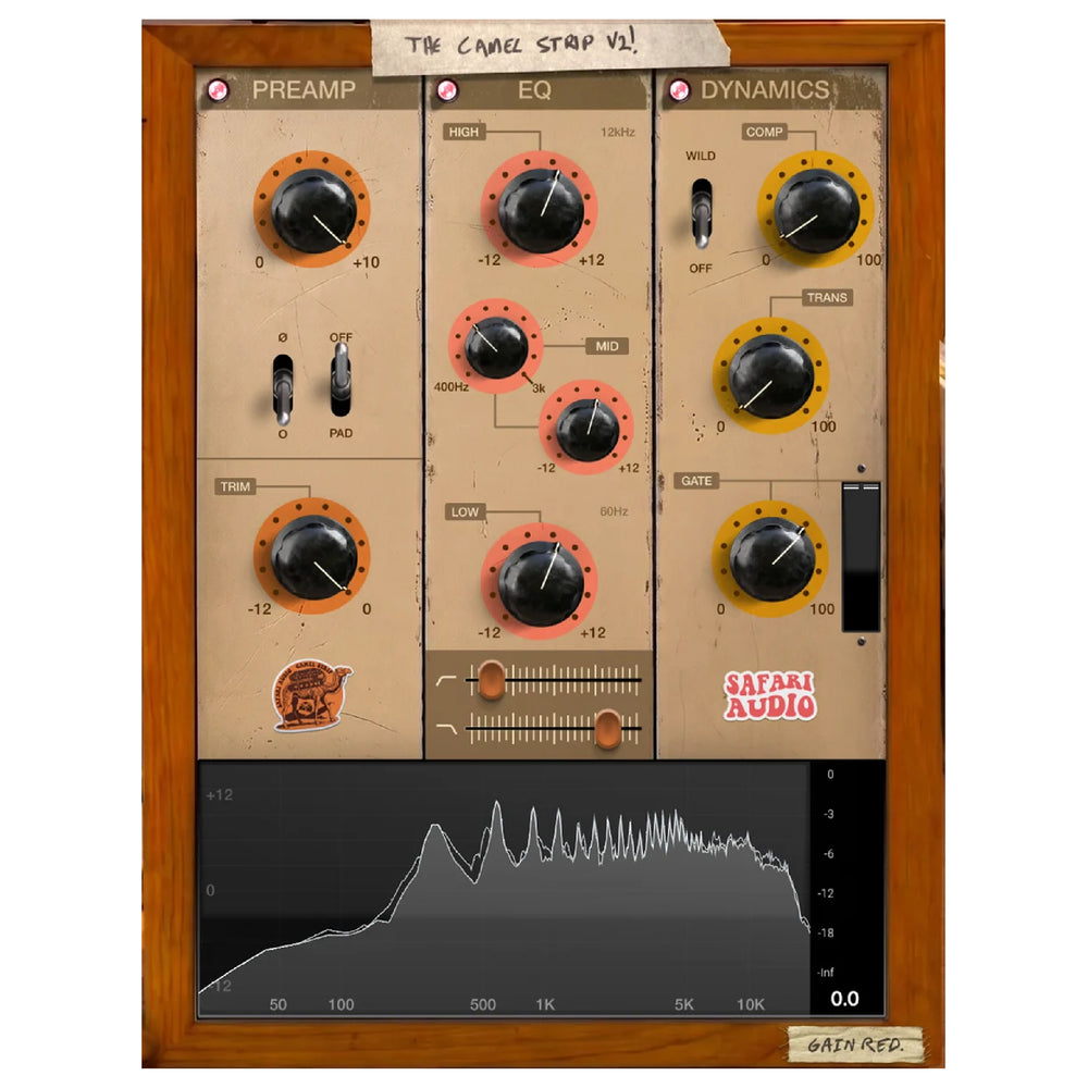 Safari Pedals Camel Strip V2 Channel Strip Plugin