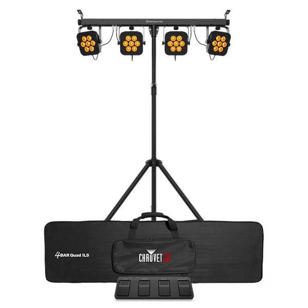 Système d'éclairage LED Wash Chauvet DJ 4BARQUADILS avec technologie ILS