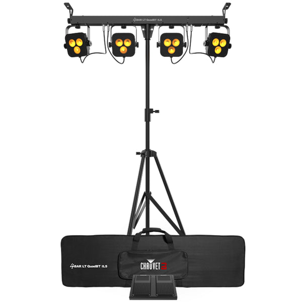 Système d'éclairage à LED avec ILS Chauvet DJ 4BARLTQUADBTILS