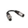 Adaptateur DMX Chauvet DJ DMX-3F5M 3 broches femelle vers 5 broches mâle