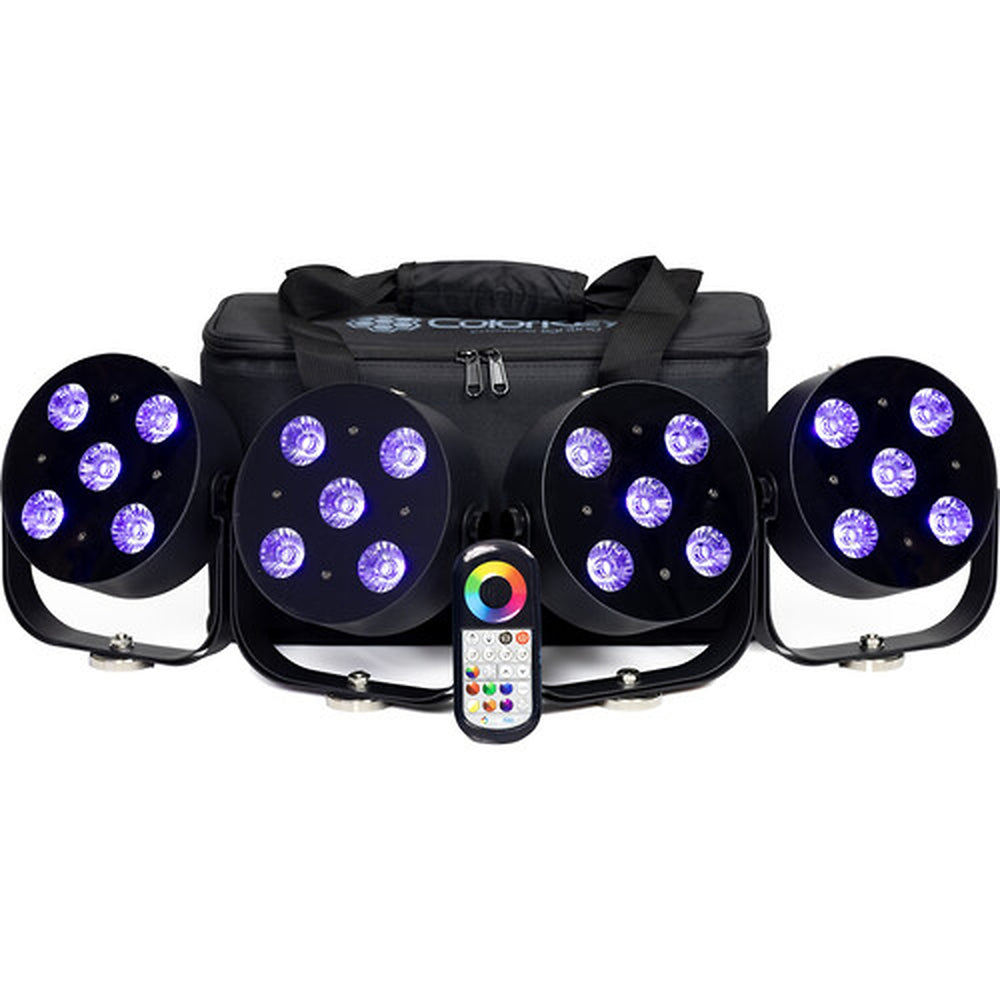 ColorKey MobilePar Hex 5 4-Pack with Carrying Case