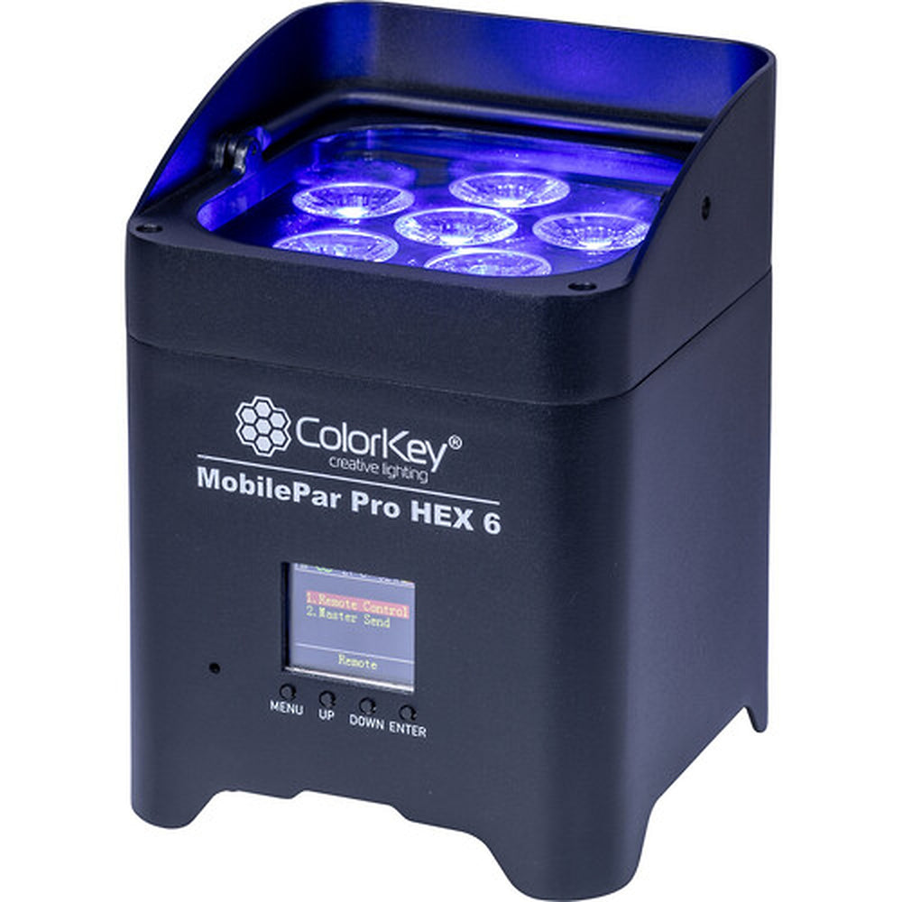 ColorKey MobilePar Pro Hex 6 Battery Wireless LED Par