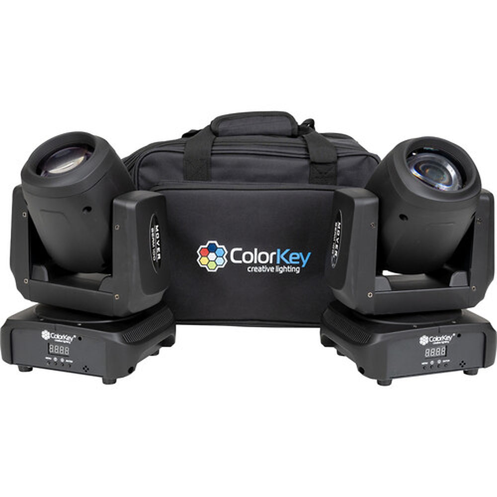 ColorKey Mover Beam 100 2-Pack with Carrying Bag