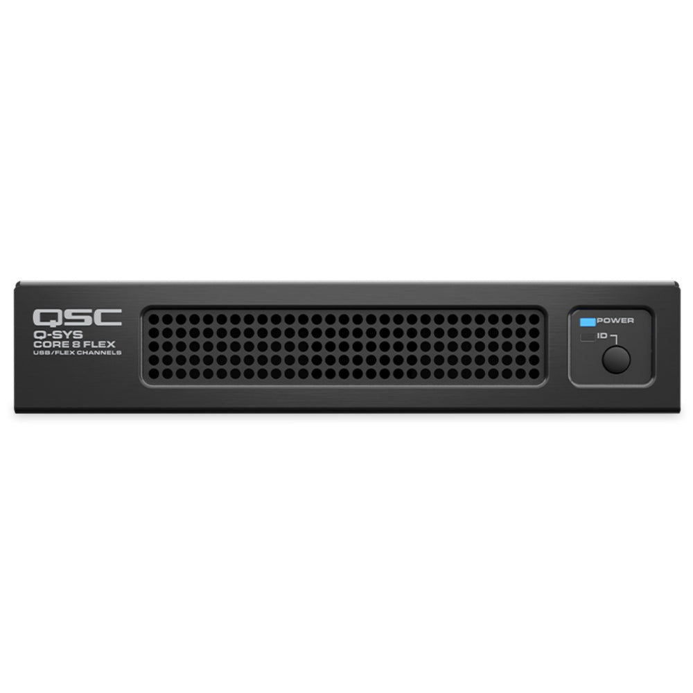 Processeur d'E/S réseau et analogique QSC Q-SYS CORE-8-FLEX