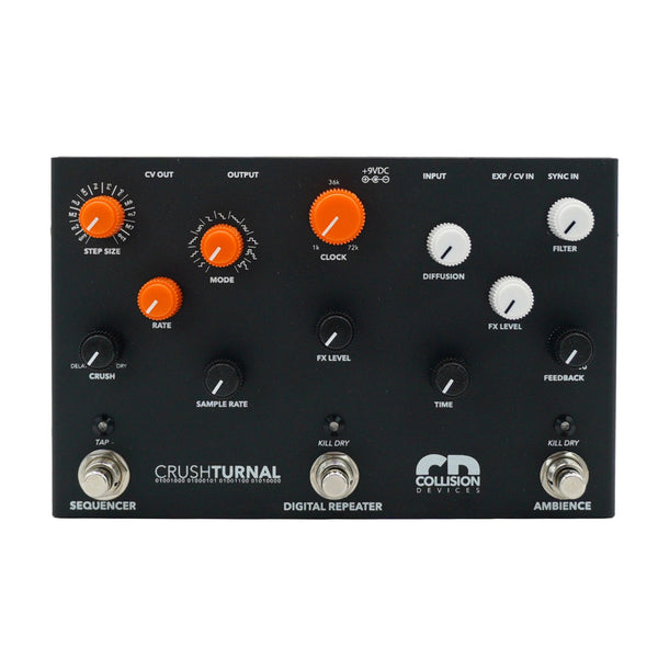 Collision Devices Crushturnal Digital Delay Pedal Black
