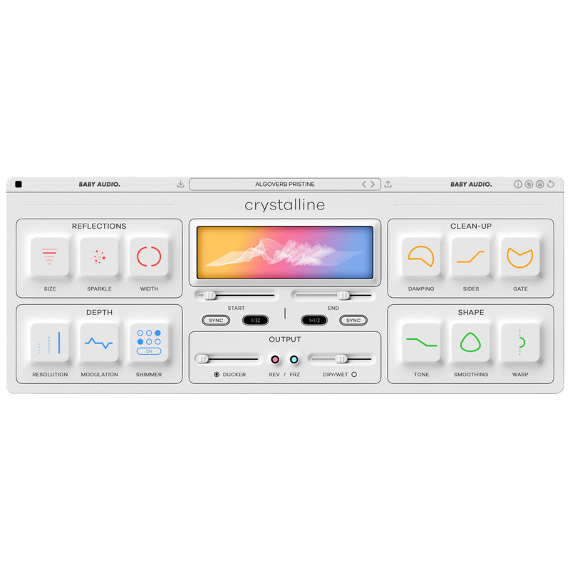 Baby Audio Crystalline Next-Generation Algorithmic Reverb Plugin