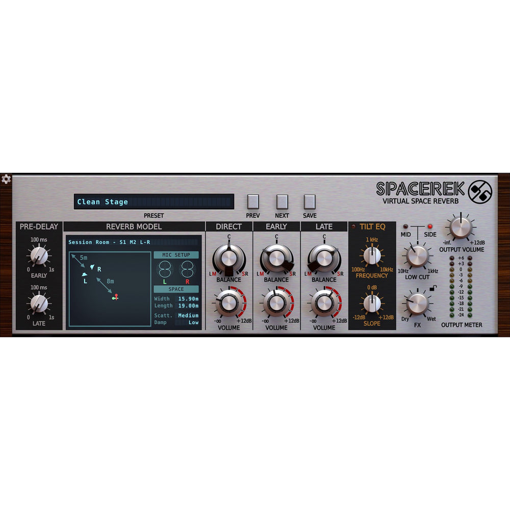 D16 Spacerek - Reverb From Real-World Spaces Plugin