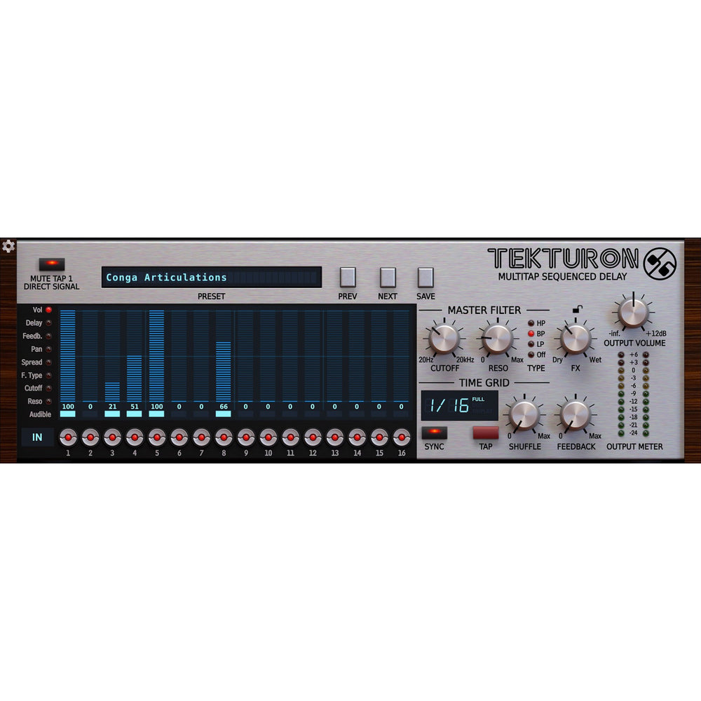 D16 Tekturon - Multi-Tap Delay Effect Plugin