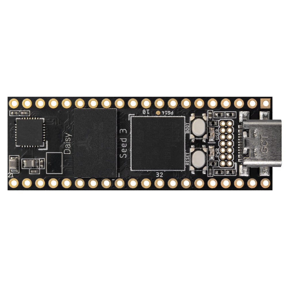 Carte de développement audio Electrosmith Daisy Seed 65 Mo avec connecteurs