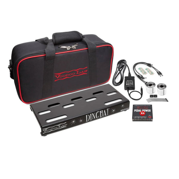 Voodoo Lab Dingbat Tiny Pedalboard Wth Pedal Power X4