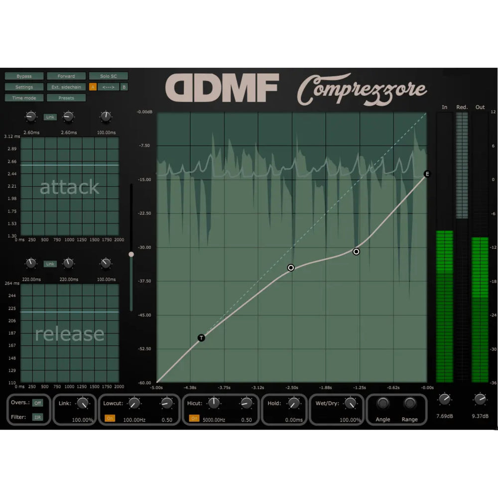 DDMF Comprezzore - Ultra-Flexible Audio Compressor Plugin