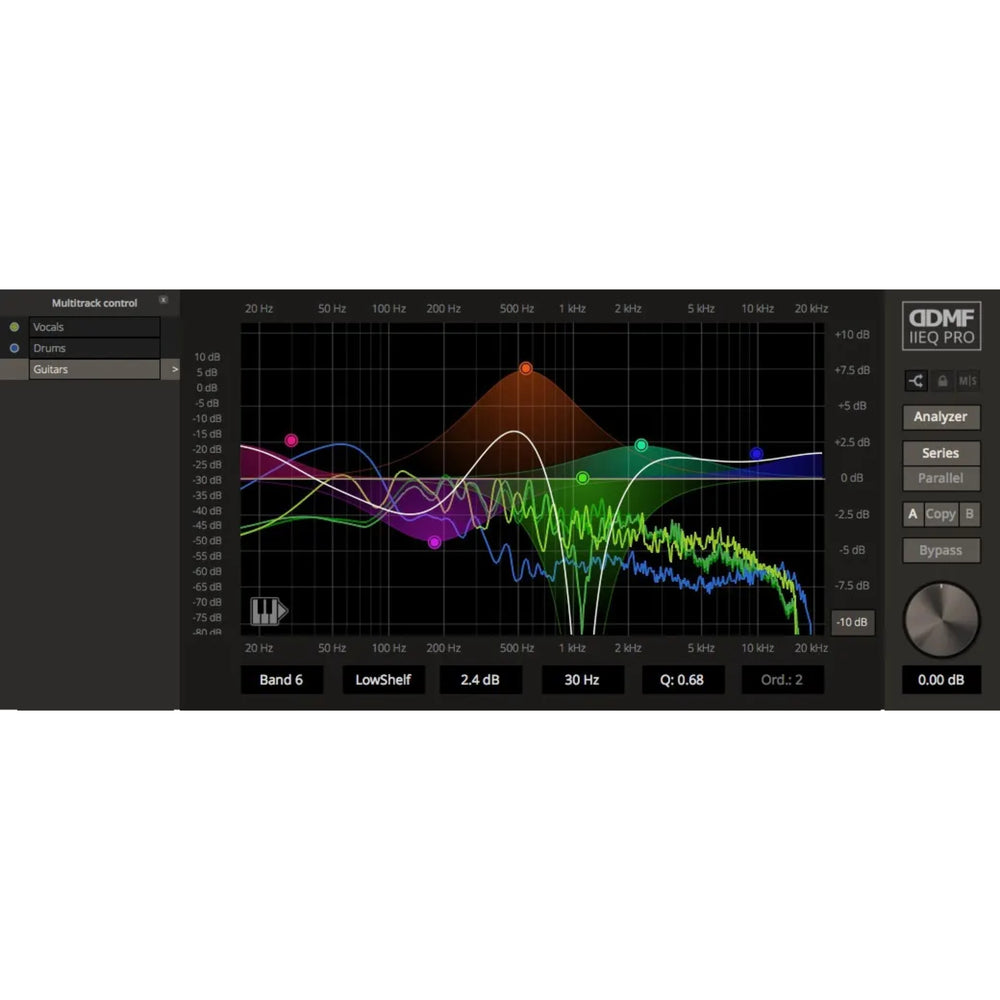 DDMF IIEQPro - Plug-in égaliseur de piste IIR