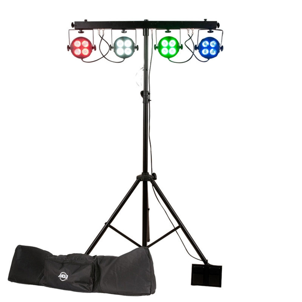 American DJ Wash Lighting System w/ Stand  +Foot Switch+Padd