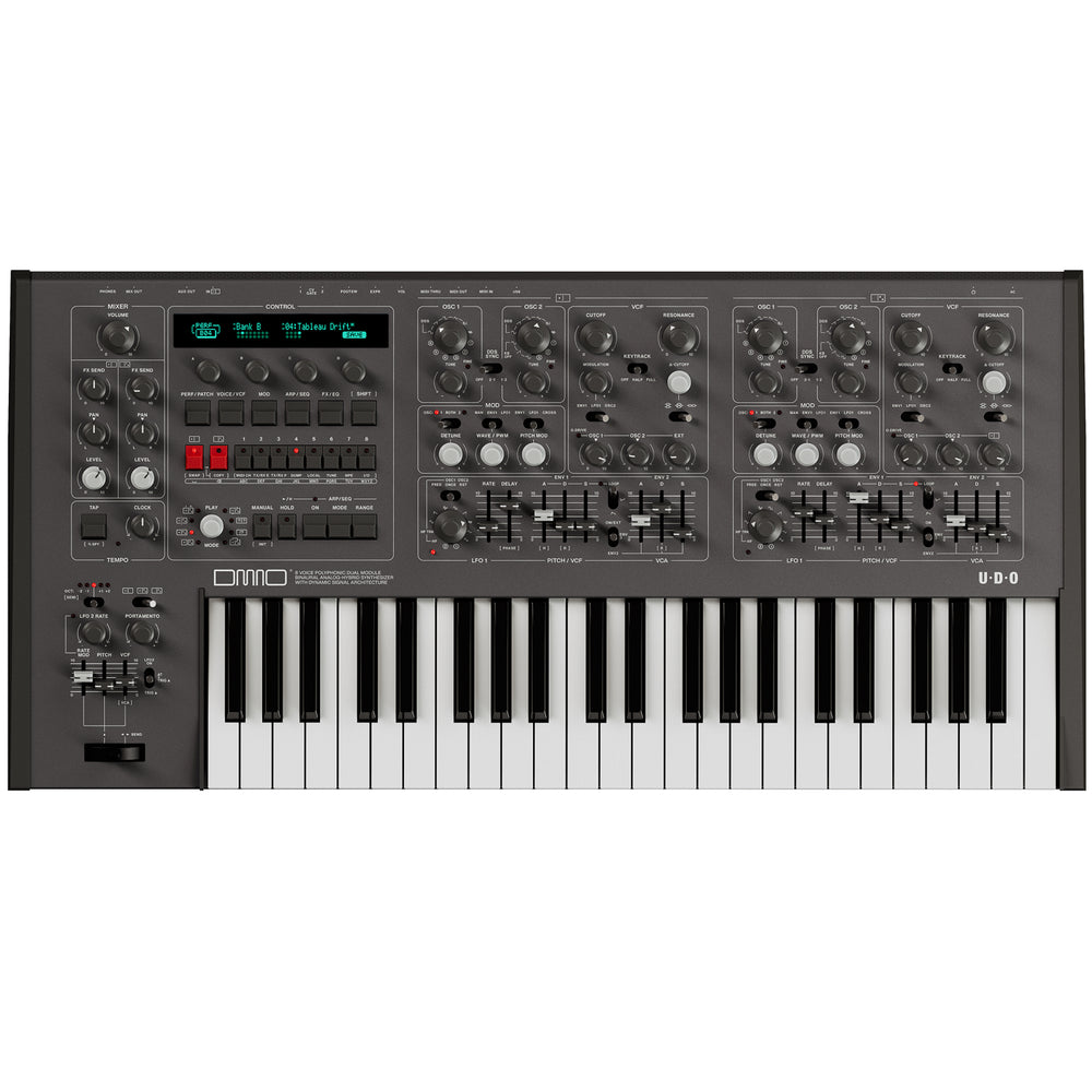 UDO DMNO - 8 Voice Polyphonic Binaural Analog-hybrid Black