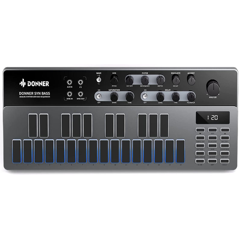 Donner B1 Analog Bass Synthesizer and Sequencer