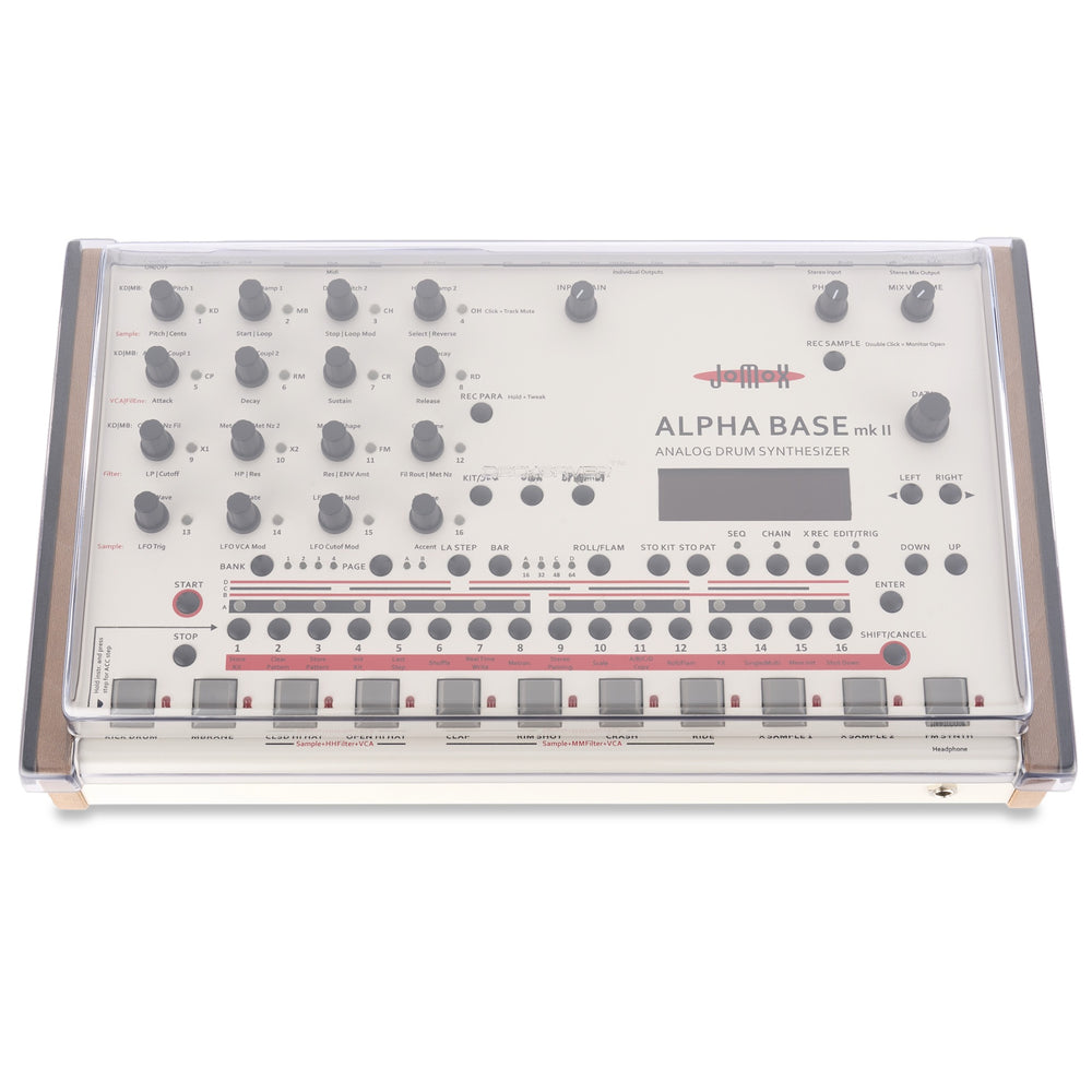 Decksaver DS-PC-ALPHABASE Jomox Alphabase Mk1 Mk2 Cover