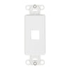 Wirepath Decorative Single Gang Wall Plate (White)