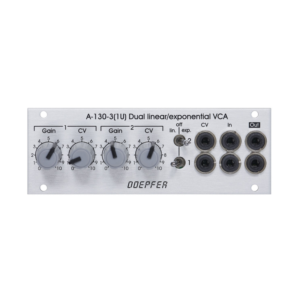 Doepfer A-130-3 VCA double linéaire/logarithmique 1U