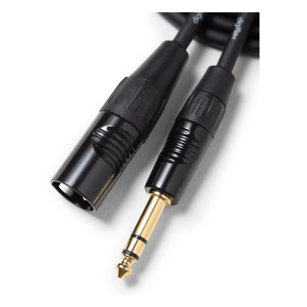 Digiflex HXMS-20 1/4in TRS to XLR Male Cable - 20 ft