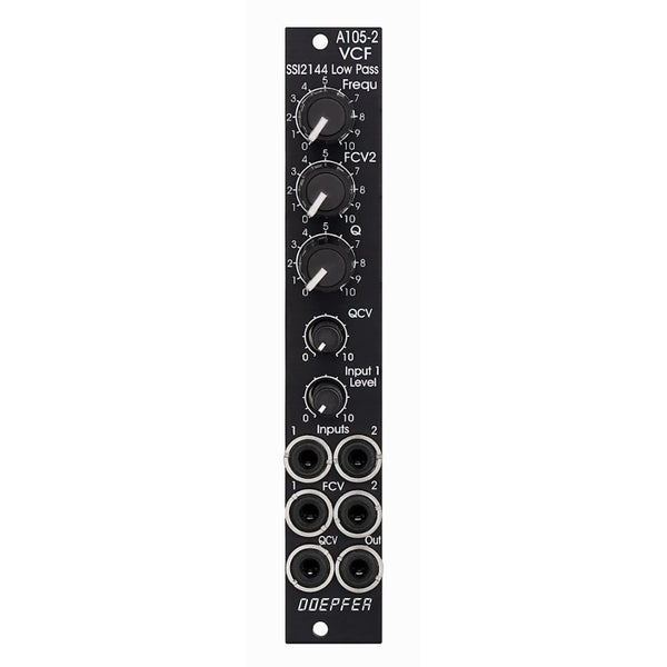 Doepfer A-105-2v 24db SSI Low Pass Filter Vintage Edition Bk
