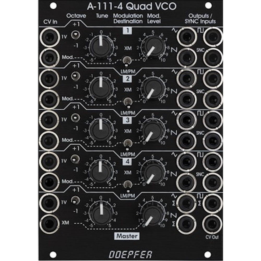 Doepfer A-111-4v Quad Precision VCO Noir