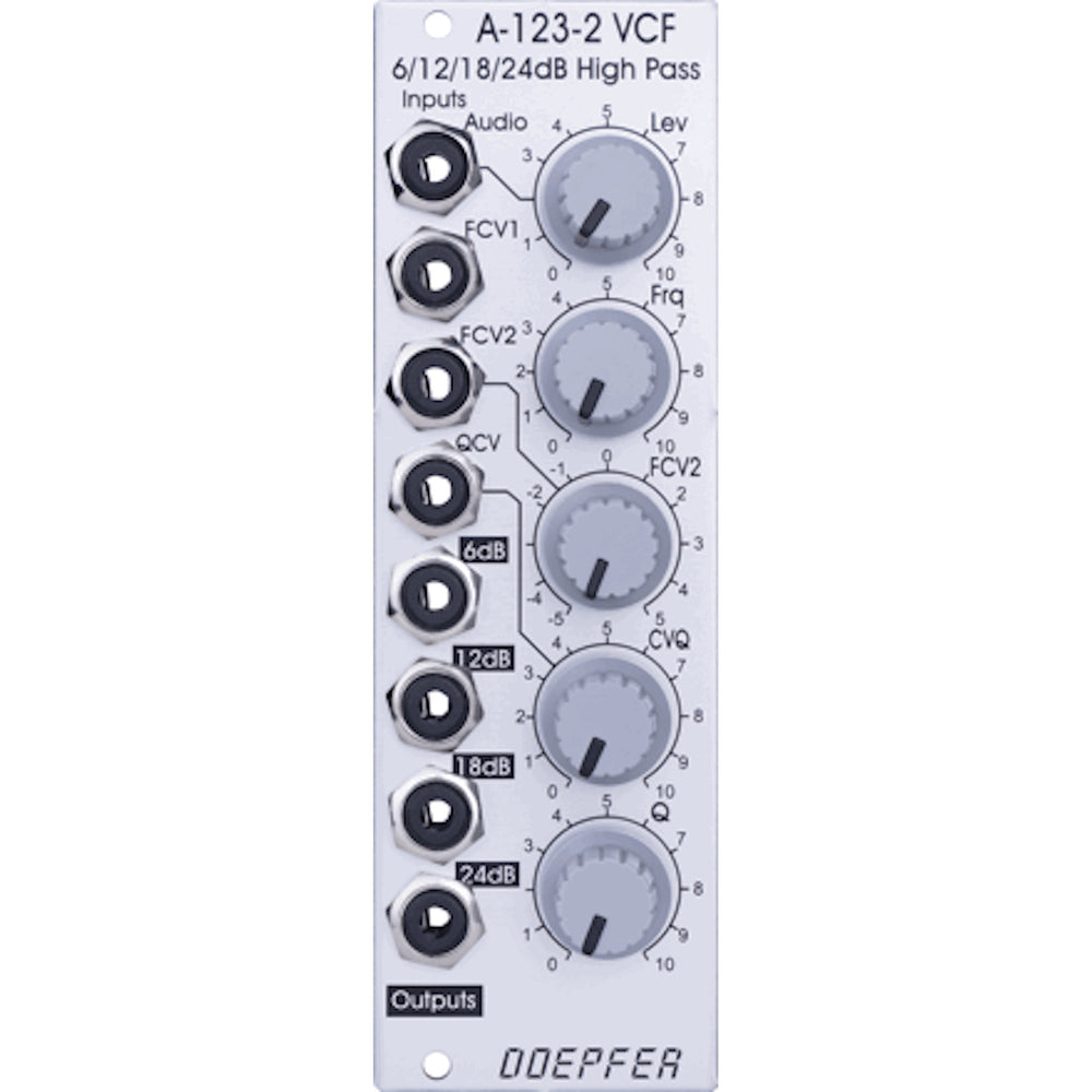 Doepfer A-123-2 6/12/18/24 db Hipass Filter