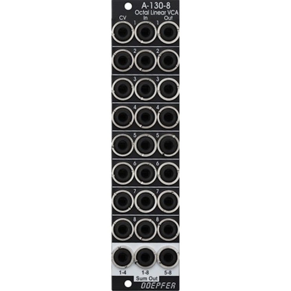 Doepfer A-130-8v Octal Linear VCA Vintage Black