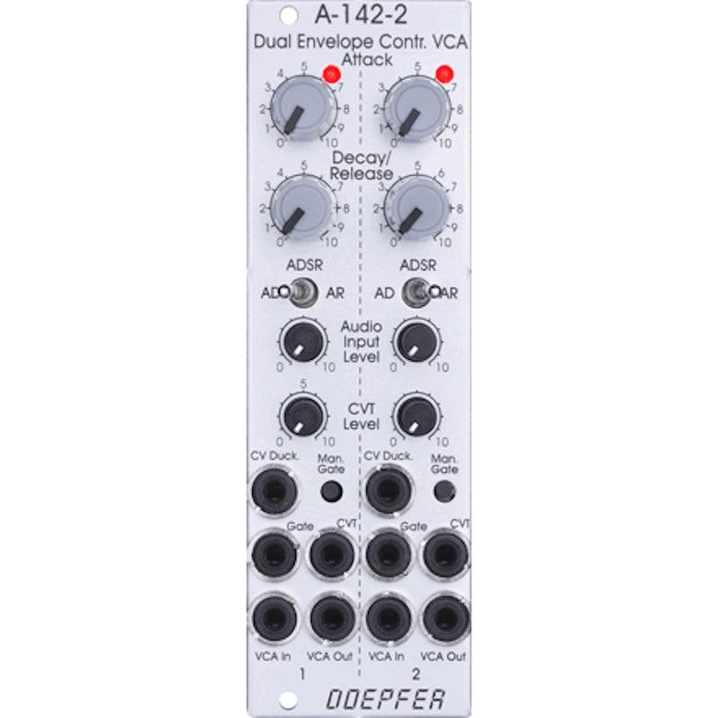 Dual Control Key Envelope Doepfer A-142-2 Dual Envelope Controlled VCA