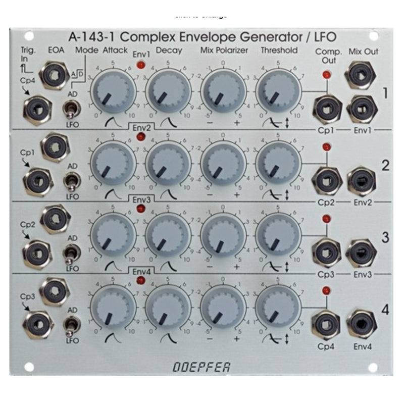 Doepfer A-143-1 Quad AD /Complex Envelope Generator