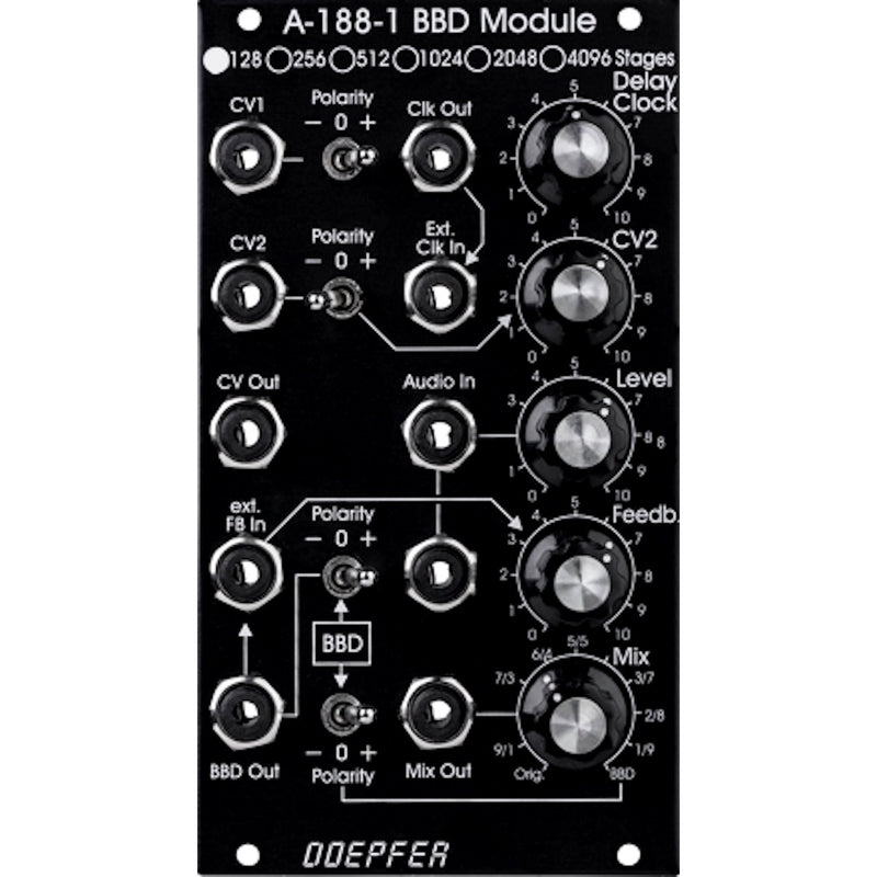 DOEPFER BBD MODULE (256 STAGES) VINTAGE EDITION IN BLACK
