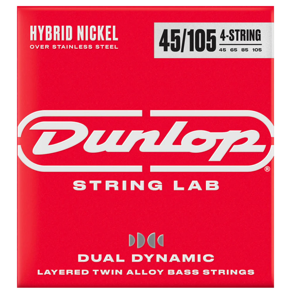 Dunlop DBHYN45105 Dual Dynamic Hybrid Nickel Bass Strings