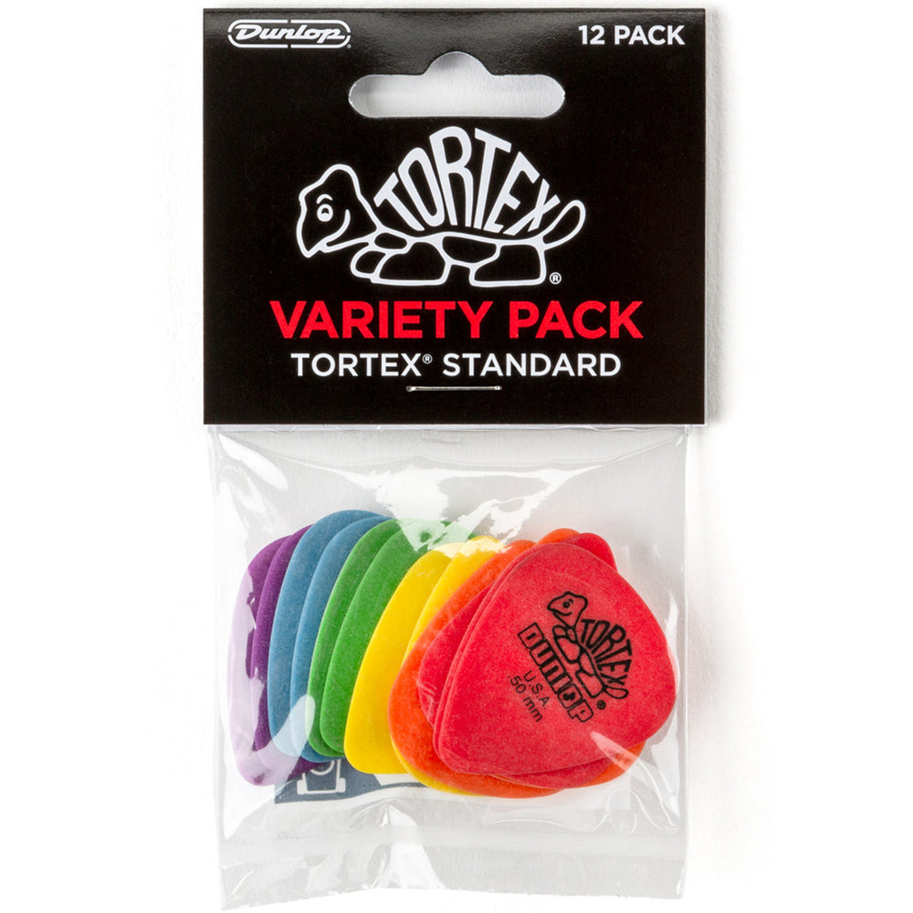 Dunlop PVP418 Tortex Standard Pick Variety Pack of 12