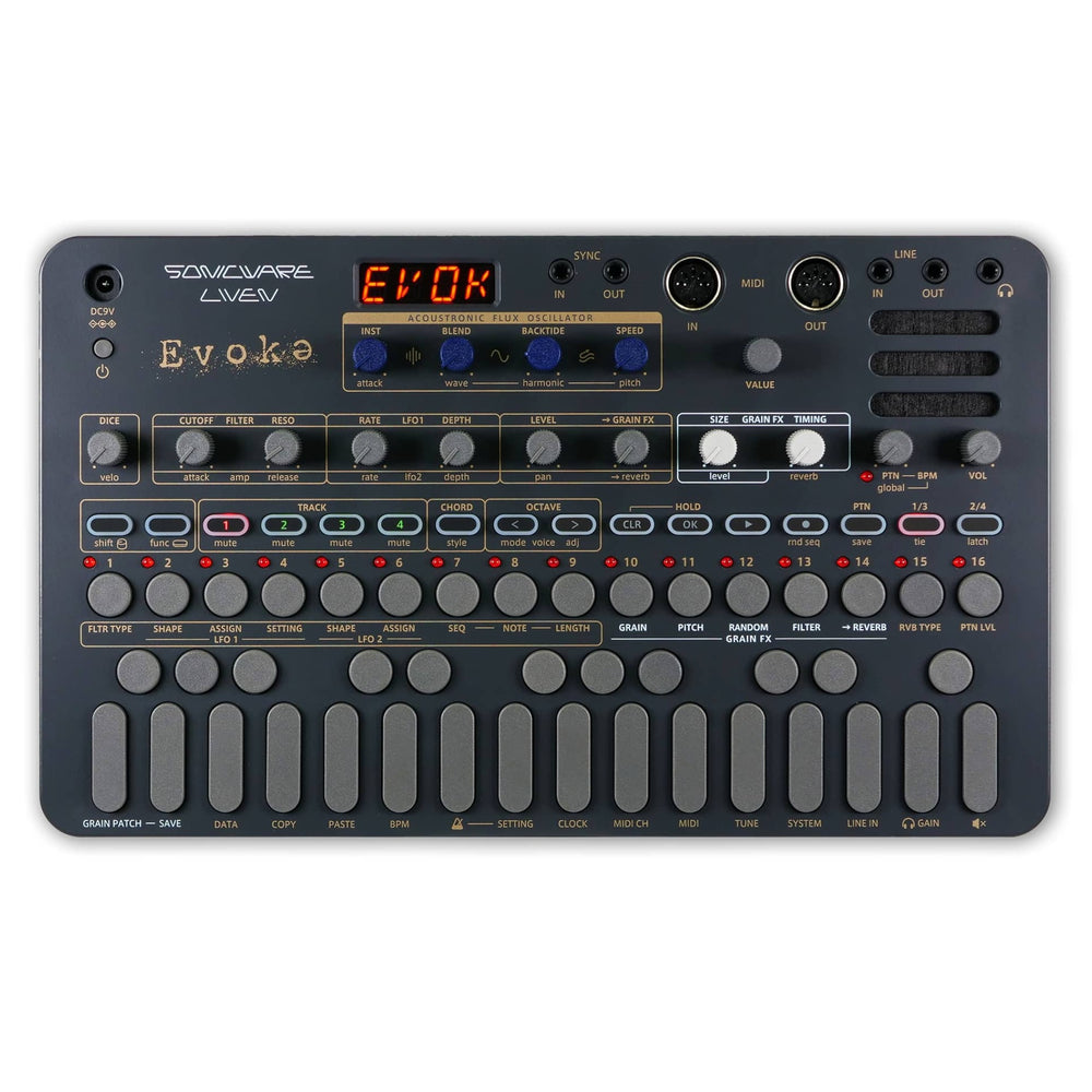 Sonicware Liven Evoke Acoustronic Synth With Granular Effect