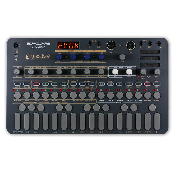Sonicware Liven Evoke Acoustronic Synth With Granular Effect