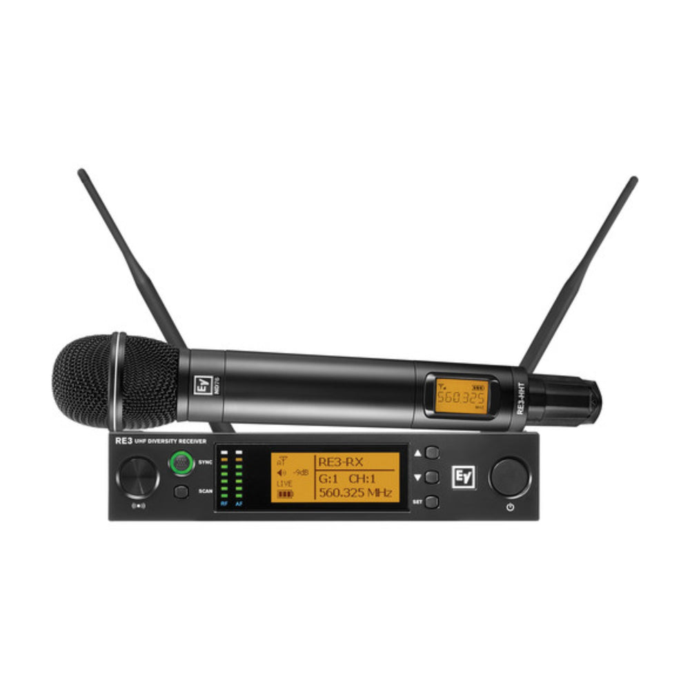 Electro-Voice RE3-ND76 Wireless Handheld Microphone System with ND76 Wireless Mic (5L: 488 to 524 MHz)