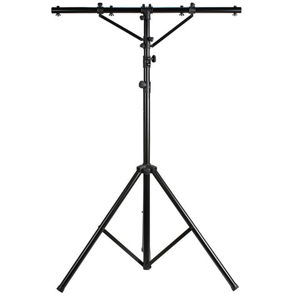 Eliminator 12ft Aluminum Lighting Tripod with T-Bar - Black