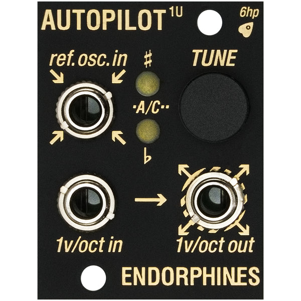 Endorphin-es Autopilot 1U 2 Channel Autotuner VCO Black