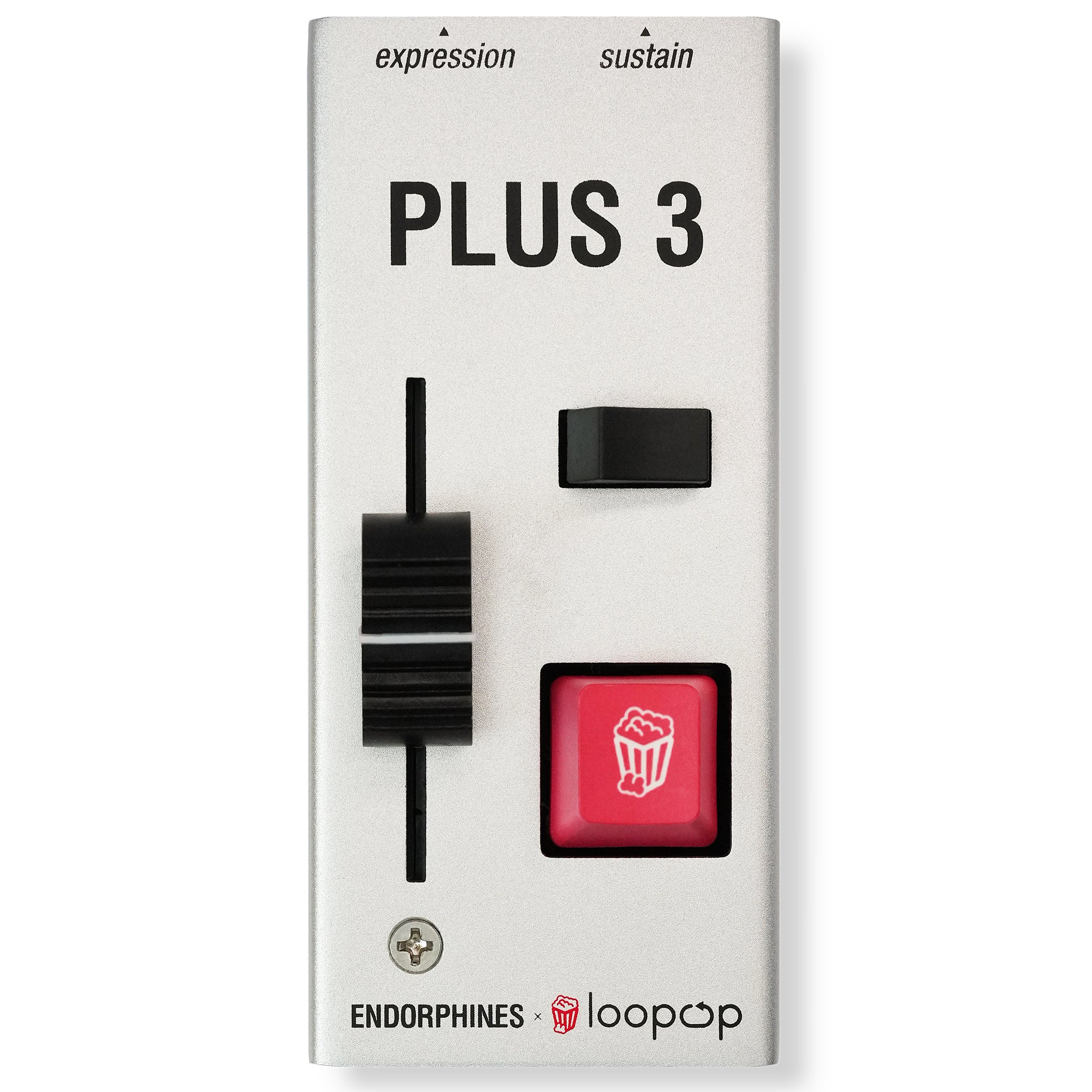 Endorphin-es Plus3 Desktop Expression & Sustain Pedal Loopop - White